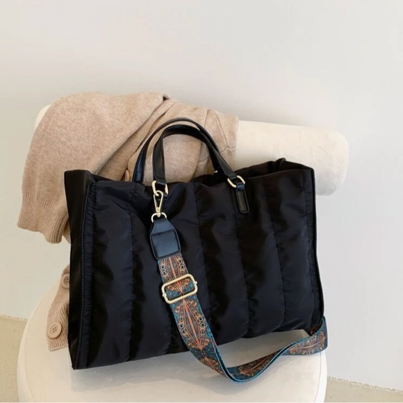 The Olives Mini Puffer Tote - Picture 4 of 5